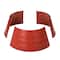 Glitzhome® 22" Christmas Painted Red Metal Tree Collar